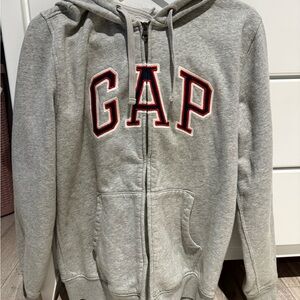 GAP Kids Gray Zip-Up Hoodie